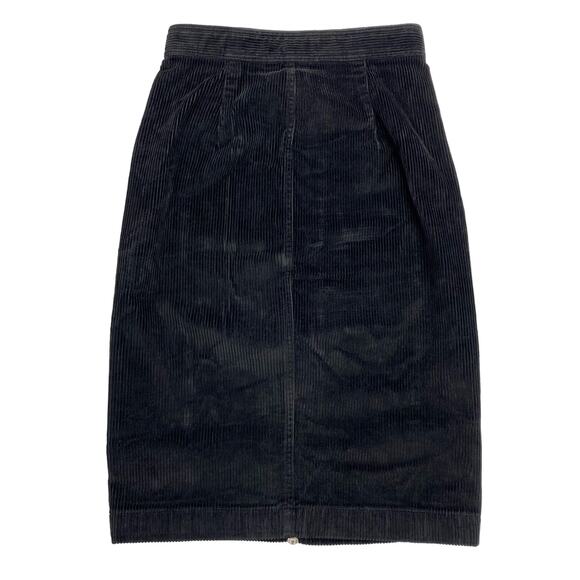 WILFRED FREE Aritzia Ellie Corduroy Zip Front Skirt Sz 0 - Picture 5 of 5